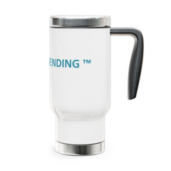 Stainless Steel Travel Mug with Handle, 14oz