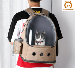 Small Pet Carrier Backpack Space Capsule