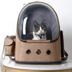 Small Pet Carrier Backpack Space Capsule