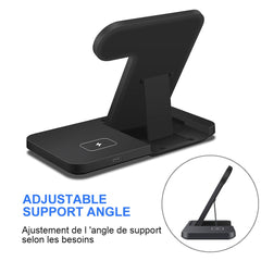 3 in 1 Wireless Fast Charger Dock Station