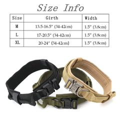 Dog Collar Tactical Style